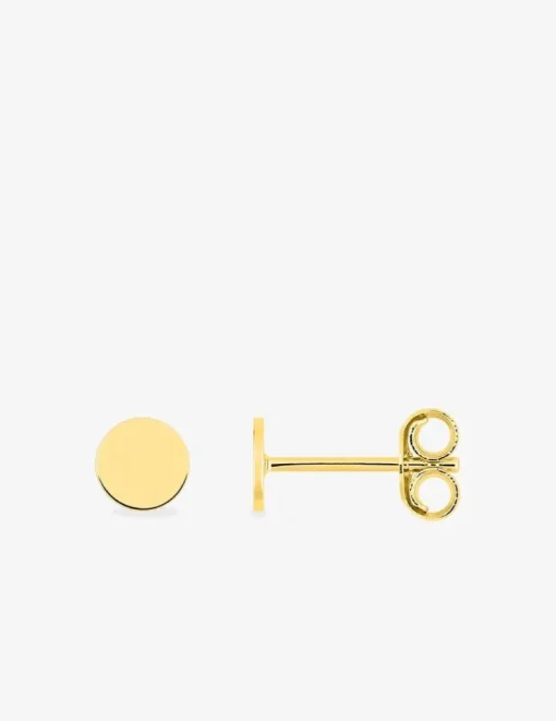Boucles d'oreilles clou or 750 ‰ jaune SO OR