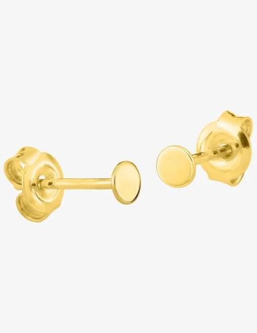 Boucles d'oreilles clou plaqué or SO OR