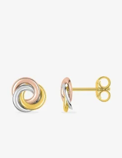 Boucles d'oreilles clous 3 or 750 ‰ SO OR