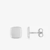 Boucles d'oreilles clous carrées en or 375‰ SO OR