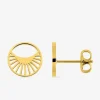 Boucles d'oreilles clous en acier doré SO OR