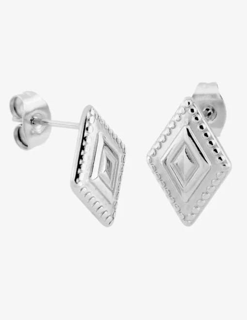 Boucles d’oreilles clous en acier SO OR