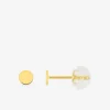 Boucles d'oreilles clous en or jaune 375 ‰ SO OR