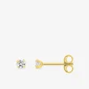 Boucles d'oreilles clous en or 375‰ 2,5 mm SO OR