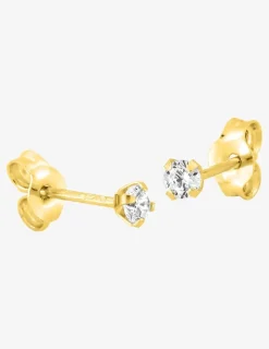 Boucles d'oreilles clous en or 375‰ 2,5 mm SO OR