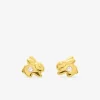 Boucles d'oreilles clous lapin en or 750‰ SO OR
