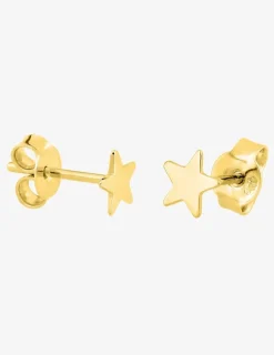 Boucles d'oreilles clous étoile plaqué or SO OR