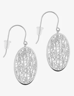 Boucles d'oreilles crochet pendantes en acier SO OR