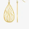 Boucles d'oreilles crochet en acier doré SO OR