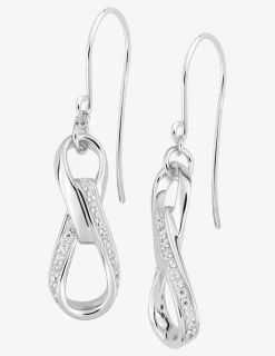 Boucles d'oreilles crochet en argent 925‰ rhodié SO OR