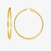 Boucles d'oreilles créoles 40 mm en or jaune 375‰ SO OR