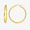 Boucles d'oreilles créoles 35 mm or jaune 375‰ SO OR