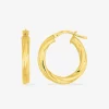 Boucles d'oreilles créoles 15 mm en or jaune 375‰ SO OR