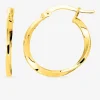 Boucles d'oreilles créoles or jaune 375 ‰ SO OR