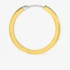 Boucles d'oreilles créoles or jaune 750 ‰ diamètre 18 mm SO OR