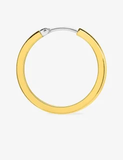 Boucles d'oreilles créoles or jaune 750 ‰ diamètre 18 mm SO OR