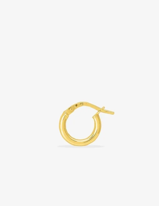 Boucles d'oreilles créoles or jaune 750 ‰ diamètre ext 8 mm SO OR