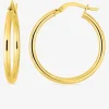 Boucles d'oreilles créoles or jaune 750 ‰ diamètre ext 20 mm fil 2 mm SO OR