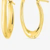 Boucles d'oreilles créoles électroformées or jaune 750 ‰ SO OR