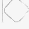 Boucles d'oreilles créoles en argent 925 ‰ rhodié, oxydes de zirconium SO OR