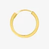 Boucles d'oreilles créoles or jaune 375 ‰ SO OR