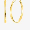 Boucles d'oreilles créoles or jaune 375 ‰ SO OR