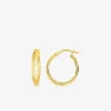 Boucles d'oreilles créoles 15 mm en or jaune 375‰ SO OR