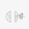 Boucles d'oreilles demi-cercles argent 925‰ SO OR