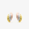 Boucles d'oreilles demi-créoles coquillage 3 or 750 ‰ SO OR