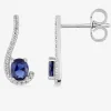 Boucles d'oreilles demi-gouttes en argent 925‰ rhodié SO OR