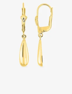 Boucles d'oreilles dormeuses or jaune 750 ‰ SO OR