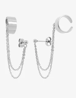 Boucles d'oreilles ear cuff acier SO OR