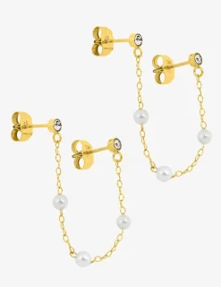 Boucles d'oreilles ear cuff acier et pierres synthétiques SO OR