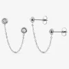 Boucles d'oreilles ear cuff en acier et cristaux synthétiques SO OR