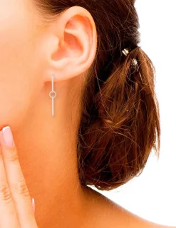 Boucles d'oreilles en argent 925 ‰ rhodié SO OR
