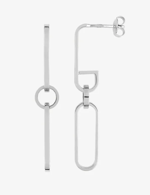 Boucles d'oreilles en argent 925 ‰ rhodié SO OR