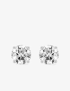 Boucles d'oreilles en argent 925 ‰ rhodié avec oxydes de zirconium SO OR