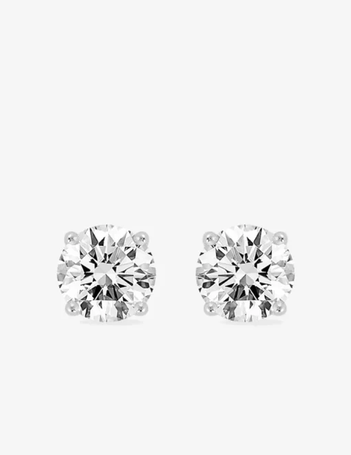 Boucles d'oreilles en argent 925 ‰ rhodié avec oxydes de zirconium SO OR