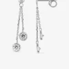 Boucles d'oreilles en or blanc 375‰ et oxyde de zirconium SO OR