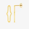 Boucles d'oreilles en plaqué or design SO OR