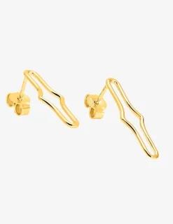 Boucles d'oreilles en plaqué or design SO OR