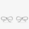 Boucles d'oreilles enfant motif ruban argent 925%o SO OR