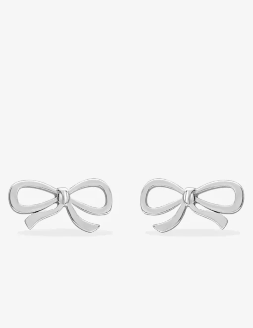 Boucles d'oreilles enfant motif ruban argent 925%o SO OR