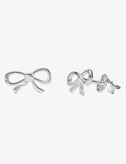Boucles d'oreilles enfant motif ruban argent 925%o SO OR