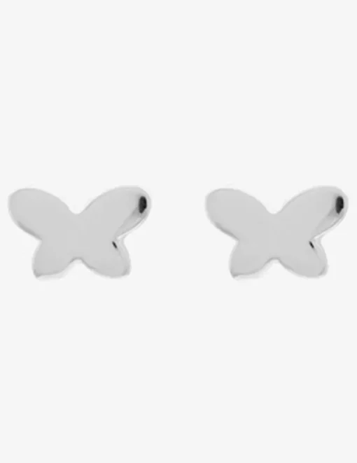 Boucles d'oreilles enfant motif papillon argent 925%o SO OR
