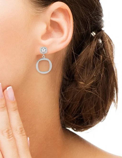 Boucles d'oreilles Glamour argent SO OR