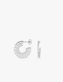 Boucles d'oreilles Graphique argent SO OR