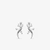 Boucles d'oreilles lézards argent 925‰ SO OR