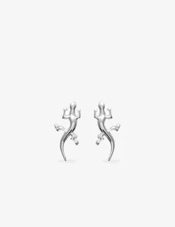 Boucles d'oreilles lézards argent 925‰ SO OR