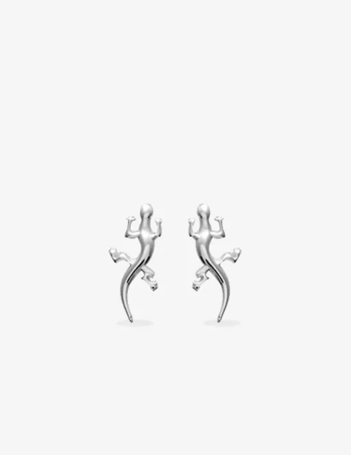 Boucles d'oreilles lézards argent 925‰ SO OR